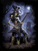 3D Play Dead Skeleton Picture