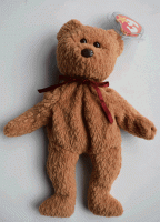 Ty Beanie Babie Curly the Bear Retired and VERY RARE with 8 ERRORS!!!