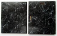 Black Marble Swirl Plaque - Ships INSIDE the U.S. - (Earn 3 reward points on this item worth $0.75)