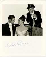 Leslie Caron 8.5x11 Signed Book Page