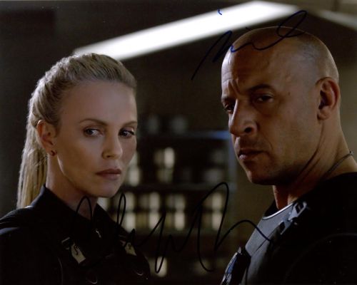 Vin Diesel / Charlize Theron from the movie THE FATE OF THE FURIOUS