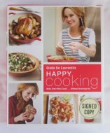 Giada De Laurentiis HAPPY COOKING Singed Book - (Earn 5 reward points on this item worth $1.25)