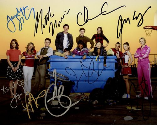 GLEE In Person Cast Signed Photo