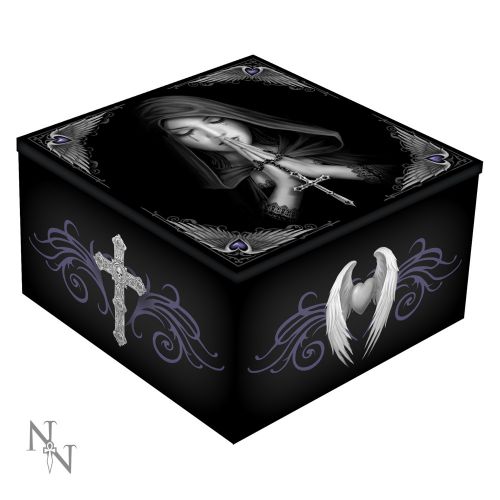Gothic Prayer Mirror Box 10cm