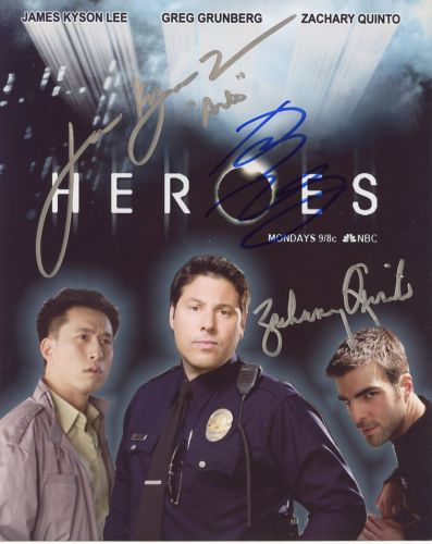 Quinto / Grunberg / Lee from the TV series HEROES