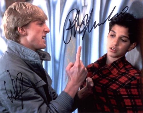 Ralph Macchio / Billy Zabka from the movie THE KARATE KID