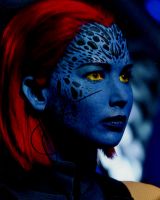 Jennifer Lawrence from the movie X-MEN FIRST CLASS