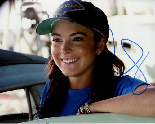 Lindsay Lohan from the movie HERBIE FULLY LOADED
