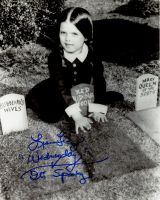 Lisa Loring (1958-2023) from the TV series ADDAMS FAMILY