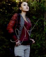 Lindsey Morgan from the TV series THE 100