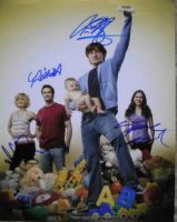 Raising Hope Cast Signed 11x14