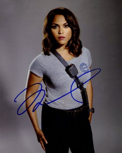 Monica Raymund from the TV series CHICAGO FIRE