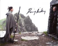 Daisy Ridley from the movie STAR WARS THE LAST JEDI