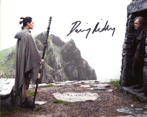 Daisy Ridley from the movie STAR WARS THE LAST JEDI