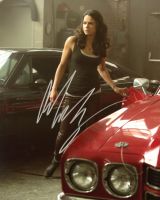 Michelle Rodriguez from the movie FATE OF THE FURIOUS