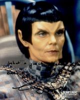 Carolyn Seymour from the TV series ST: NEXT GENERATION