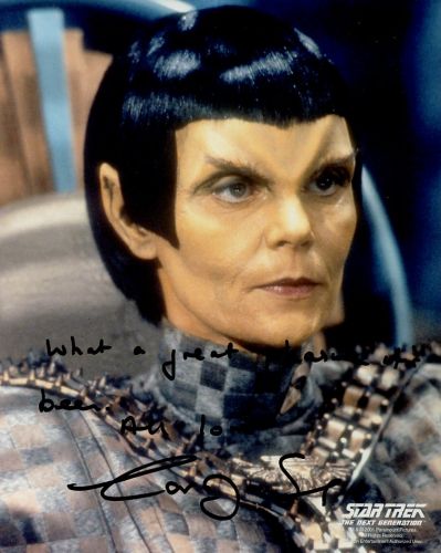 Carolyn Seymour from the TV series ST: NEXT GENERATION