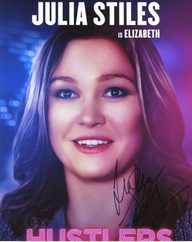 Julia Stiles from the movie HUSTLERS