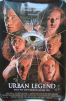  URBAN LEGEND Cast Signed Movie Poster 2 SIDED