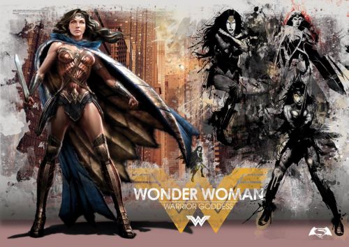 Batman v Superman: Dawn of Justice™ (Warrior Goddess) MightyPrint™ Wall Art