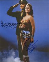 Lynda Carter and Lyle Waggoner from the TV series WONDER WOMAN