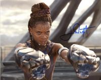 Letitia Wright from the movie BLACK PANTHER