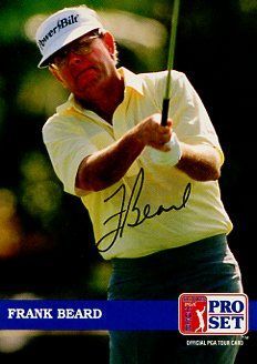 Frank Beard GOLFER Signed Golf Sport Card